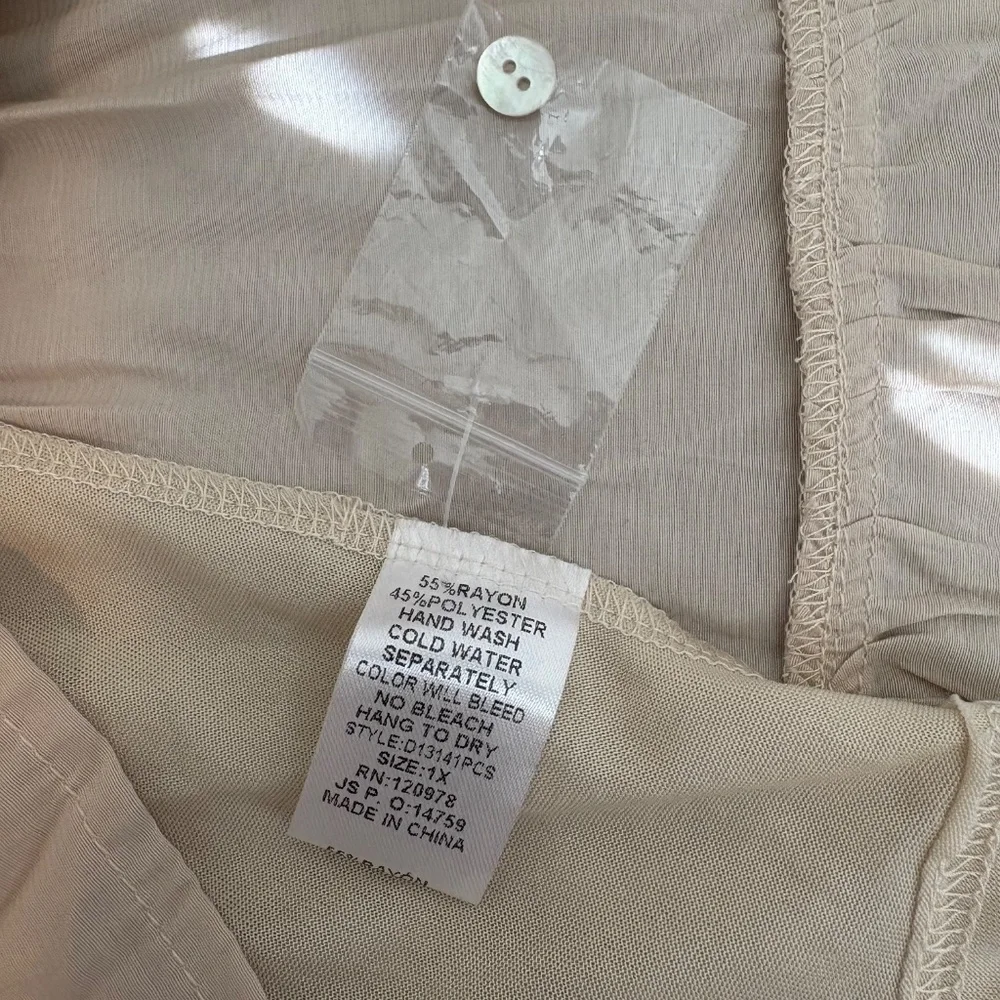 CHICSOUL Free To Wander Dress - Stone,  1X - Picture 7 of 9